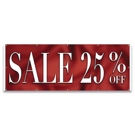 Signmission Sale 25% Off Banner Concession Stand Food Truck Single Sided B-120-30150